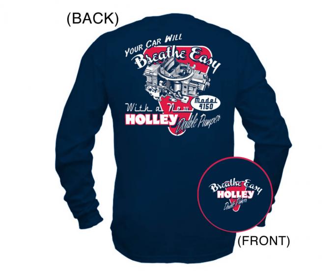 Holley Retro Double Pumper Long Sleeve T-Shirt 10015-XXLHOL