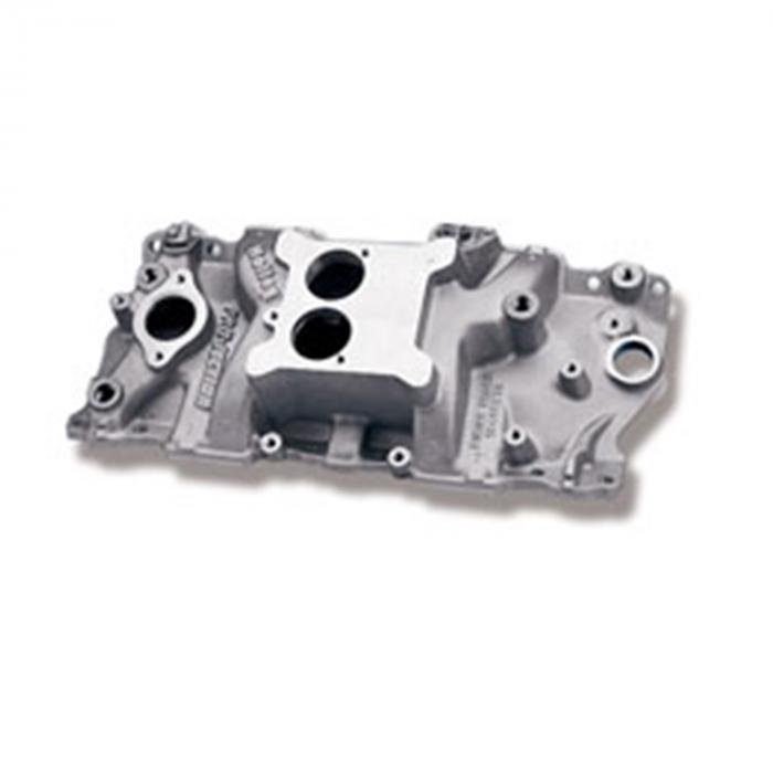 Dual Plane Intake Manifold For Chevy Small Block 305/350 – Aluminum, Non-EGR, 4150 Flange