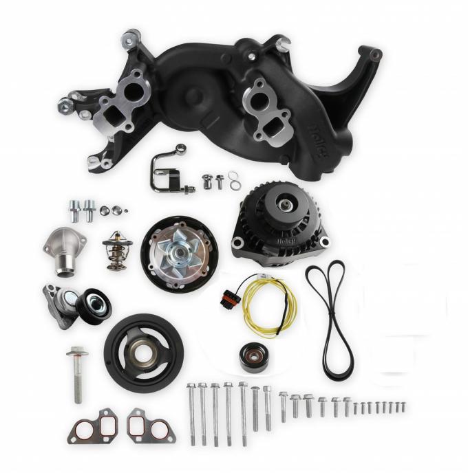 Holley Mid-Mount Race Accessory System- Black Finish 20-187BK