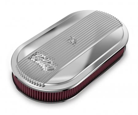 Holley Vintage Series Oval Air Cleaner, Polished 120-401