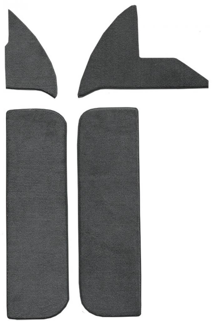 ACC 1974 Dodge D300 Pickup Door & Kick Panel Inserts with Cardboard Cutpile Carpet