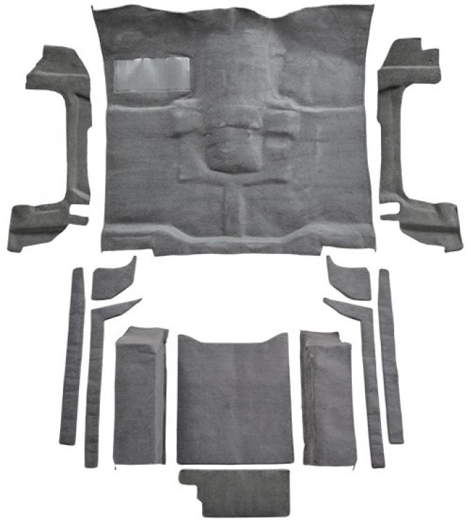 ACC 1987-1995 Jeep Wrangler with Rocker Panels Complete Cutpile Carpet