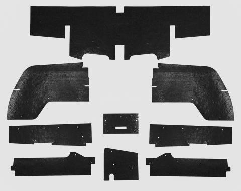 Detroit Muscle Technologies Mopar B Body 70 Superbird Nose Splash Shield Seal Set with Clips BSU7070SS90