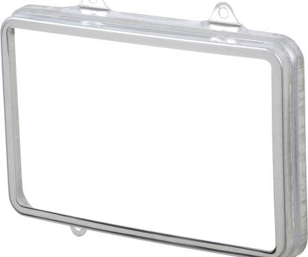 OER 1976-88 GM, Headlamp Retaining Ring, Rectangular Style, Stainless Steel, 4" x 6" Lamp Design, Each 5966170