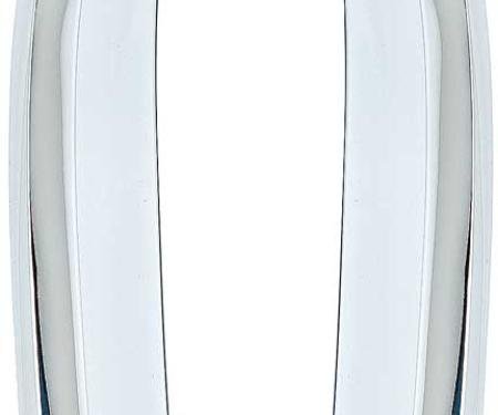 OER 1969 Plymouth Barracuda Tail Lamp Housing Inner Trim, Chrome, Pair MA4736