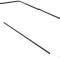 OER 1969-70 Charger Daytona and 500, Interior Rear Window Trim, 6-Piece Set MB1505