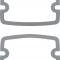 OER 1973-76 Mopar A-Body Park Lamp Lens Gaskets MA1165
