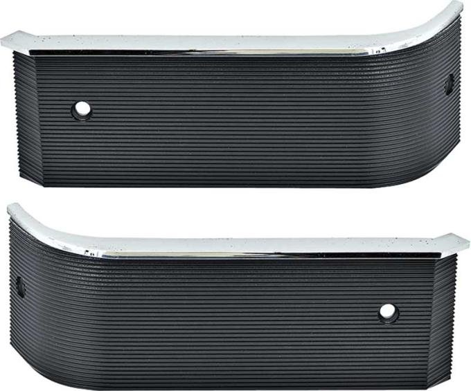 OER 1968 Charger, Coronet, Super Bee, Lower Dash Panel Trim, Black Ribbed Design MB1688