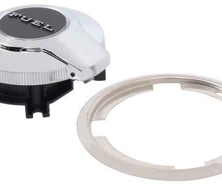 1970-74 Challenger R/T Quick-Fill Fuel Cap with Trim Ring