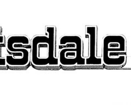 OER 1975-80 Chevrolet Truck "Scottsdale 20" Front Fender Emblem 349691