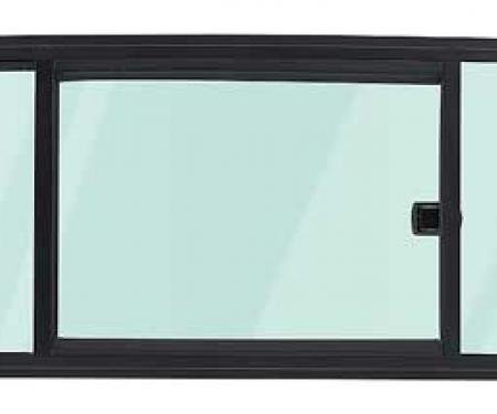 OER 1973-86 C/K, 1987-91 R/V Pickup, Sliding Rear Window, Three Panel Design, Light Green Tint DY90007T