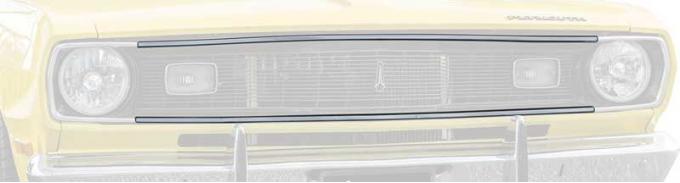 OER 1970-72 Plymouth Upper Outer Grill Molding 2949968