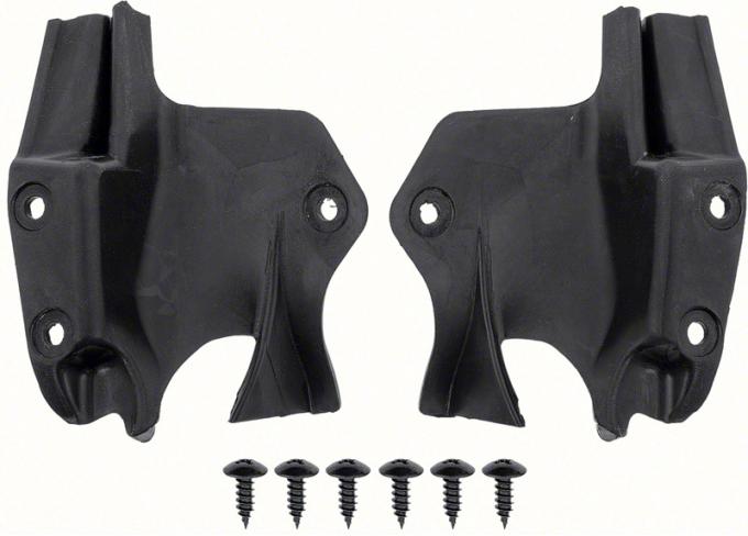 OER 1968-70 Charger, Coronet, Road Runner, Door Seal End Caps, 2 Door Hardtop, Convertible, Pair MB1275