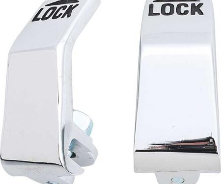 OER 1970-74 E-Body Chrome Door Lock Levers ME2100