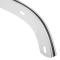 OER 1973-91 Chevrolet, GMC Pickup, Blazer, Jimmy, Suburban, Rear Wheel Opening Molding, with Black Stripe, LH Driver Side C2405
