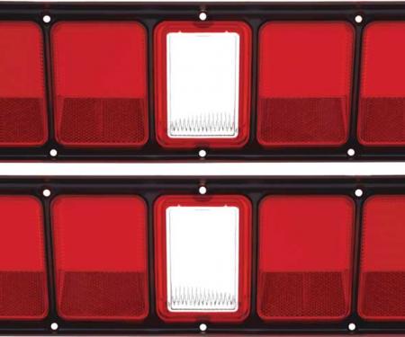 OER 1971 Plymouth Road Runner / GTX Tail Lamp Lenses With Black Trim MB5982