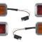 OER 1970-71 Dodge Challenger, Side Marker Lamp Set, Front and Rear, 4 Piece Set ME1518