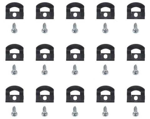 OER 1968-70 Mopar B-Body Rear Window Molding Clip Set MB1166