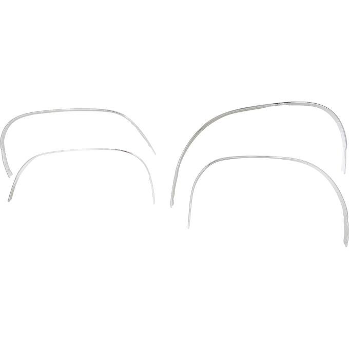 1968-70 Belvedere, GTX, Road Runner, Satellite, Superbird, Wheel Opening Molding Set, Front and Rear, 4 Piece Set, Made In USA