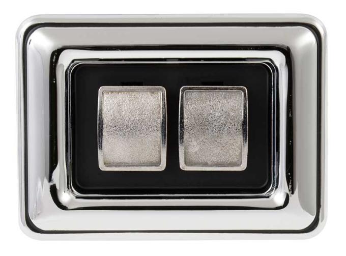 1977-78 Chrysler, Dodge, Plymouth, Power Window Switch, 2 Button, with Convex Buttons