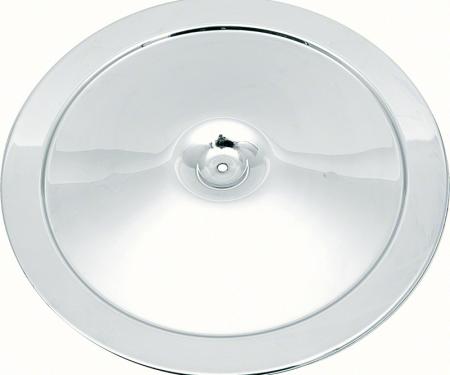 OER 14" Open Element Chrome Air Cleaner Lid with Curved Imprint 6421833