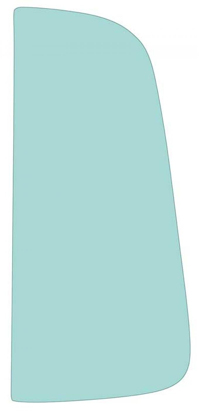 1955-59 Chevrolet, GMC Pickup Truck, Door Vent Window Glass, Light Green Tint, RH or LH, Each
