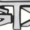 OER 1972-74 Plymouth Road Runner, "GTX" Trunk Lid Emblem, Adhesive-Backed, Mopar Licensed, 3680160