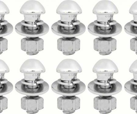 OER 1938-72 40 Piece Chrome Bumper Bolt Set For Front or Rear - Various GM Applications K219