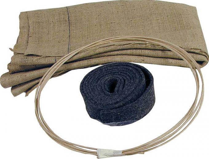 OER Front Bucket Seats, Upholstery Installation and Padding Kit AK50101