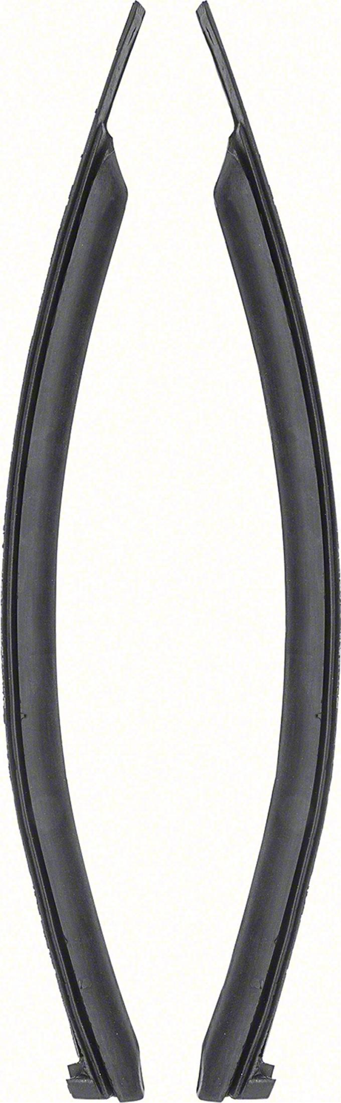 OER 1970-74 Mopar E-Body Coupe/Convertible Quarter Window Vertical Seals ME530