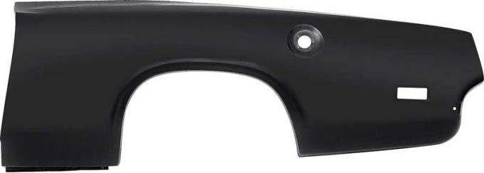 OER 1969 Plymouth Barracuda, Quarter Panel Skin, LH Driver Side, EDP Coated MM1217