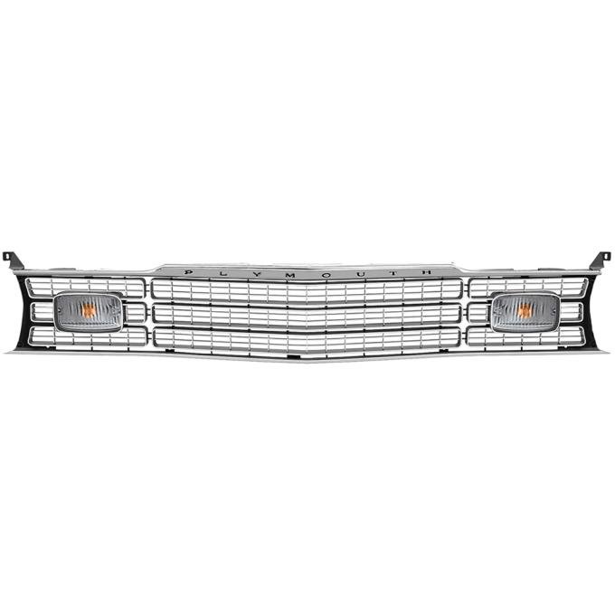 1973-74 Valiant, Duster, Scamp, Grill Kit, Without Headlight Bezels and Grill Molding