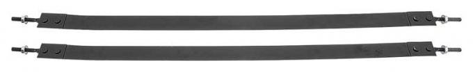 OER 1973-87 Chevrolet, GMC Pickup, Blazer, Jimmy, Suburban Fuel Tank Mounting Straps, with 25 Gallon, Rear Mount Tank, EDP Coated, Pair FT5103A