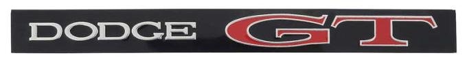 1969 Dodge Dart, GT Rear Trunk Lid Panel Emblem