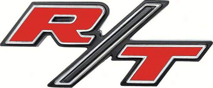 OER 1969 Dodge Charger, "R/T" Tail Panel Emblem, Mopar Licensed, 2902389