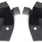 1970-74 Dodge Challenger, Trunk Lower Hinge Braces, Pair, EDP Coated