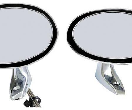 OER 1970-73 Mopar A-Body Outer Door Sport Mirrors Pair *881234