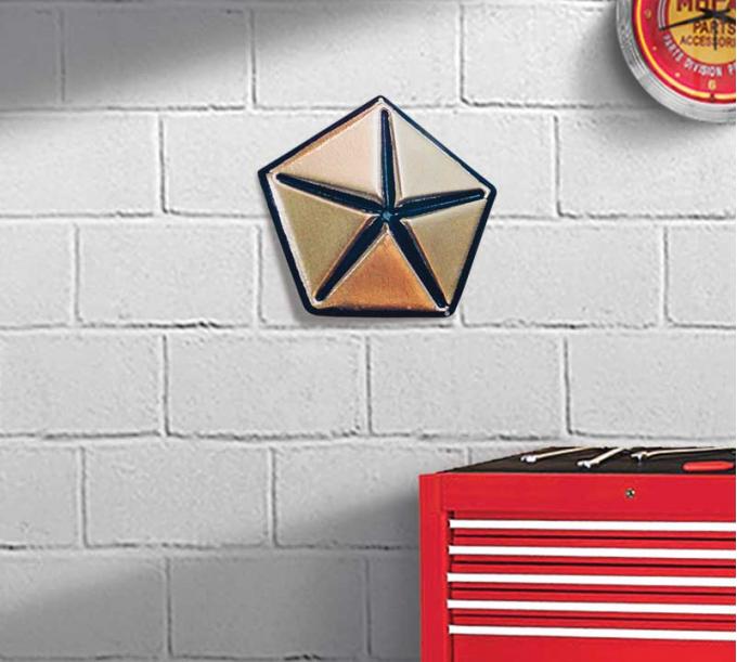 OER Photorealistic Metal Sign, Pentastar Logo, Measures 12" X 11" PS500121