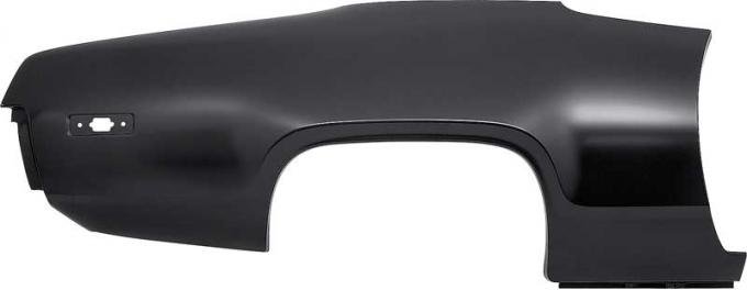 OER 1972 Plymouth Road Runner, Satellite, Quarter Panel Skin, RH, EDP Coated MM1204A