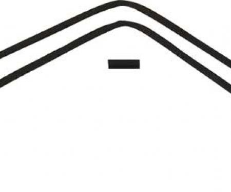 OER 1964-65 Mopar B-Body 3-Piece Interior Rear Window Trim Set MB1503