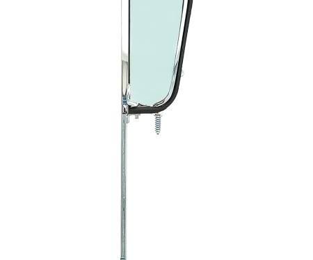 1955-1959 Chevrolet, GMC Truck, Vent Window Assembly, Chrome Frame, Tinted Glass, LH