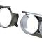 1971 Dodge Challenger, Headlamp Bezels, Argent Silver, RH and LH, Pair