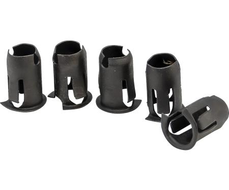 1948-UP Ford Car, Pickup Truck, Emblem Barrel Clips, For 1/4 inch Stud, Fits 9/32 inch Hole Diameter, 5-Pack