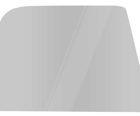 1967-72 GM C/K Series Truck Front Door Glass, Smoke (Gray Tint)