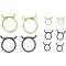 1970 Dodge, Plymouth A, B, E-Body Hose Clamp Set, with Big Block or Hemi, 10 piece set