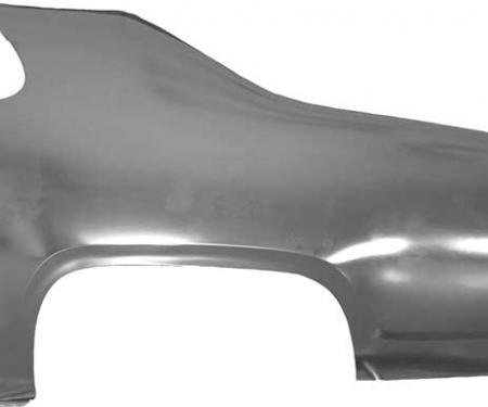 OER 1972 Plymouth B-Body, Complete Quarter Panel, LH, EDP Coated MM1343A