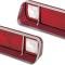 OER 1970 Dodge Dart, 1971-72 Plymouth Scamp, Tail Lamp Lenses, Pair MA2083