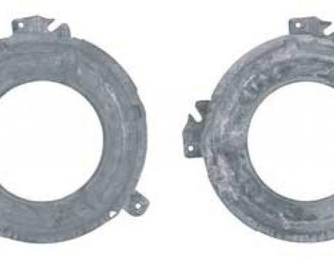 OER 1971-74 Mopar Headlamp Bucket Set Inner and Outer LH and RH Sides - Set of Four *MD9501