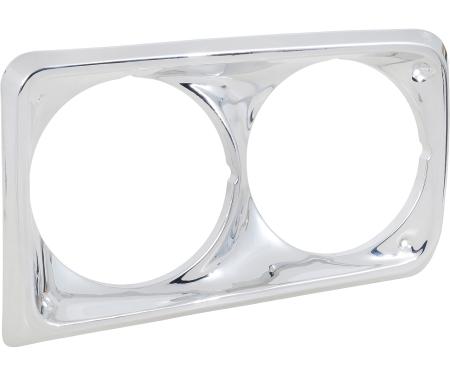 1973-74 Road Runner, GTX, Satellite, Headlamp Bezel, LH Driver Side