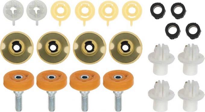 OER 1973-74 E-Body Door Window Hardware Set ME8141